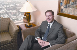 Timothy Trecek, an attorney with Habush, Habush & Rottier in Milwaukee, has tackled the statute of repose. He successfully argued an exception in the statute applied to a 2006 explosion at Falk Corp. in Milwaukee that killed three people. WLJ photo by Kevin Harnack