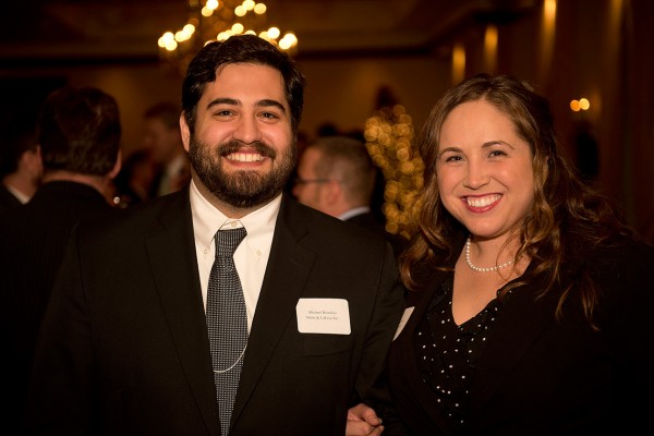 Michael Rosolino of Malm & LaFave SC (left) and Krista Rosolino of Milwaukee County Circuit Court