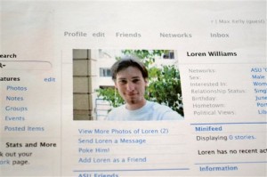 shows a printout of the Facebook page for Loren Williams, now deceased, at his mother's home in Beaverton, Ore. A group of influential lawyers says it has an answer to that pesky question of what should happen to your Facebook, Yahoo and other online accounts when you die. The Uniform Law Commission was expected on Wednesday to endorse a plan that would automatically give loved ones access to all digital accounts, unless otherwise specified in a will. The legislation would have to be adopted by individual state legislatures to become law. But if it does, the bill would make “death switches” popular tools in estate planning, allowing people to decide which accounts should die when they do. “This is something most people don’t think of until they are faced with it. They have no idea what is about to be lost,” said Karen Williams of Beaverton, Oregon, who sued Facebook for access to her 22-year-old son Loren’s account after he died in a 2005 motorcycle accident. (AP Photo/Lauren Gambino, File)