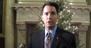 Gov. Scott Walker speaks at his campaign party in West Allis on Nov. 4. Republican lawmakers are considering changes to the state's "John Doe" law after two lengthy investigations into Walker's campaign. (AP File Photo/Morry Gash)