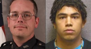Officer Matt Kenny, left, and shooting victim Tony Robinson. A Wisconsin prosecutor said he will announce on Tuesday, May 12, 2015 whether charges will be filed against Kenny, who fatally shot the unarmed Robinson, 19, in an apartment house on March 6 in Madison. (Madison Police Department/Wisconsin Department of Corrections via AP)
