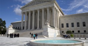 The Supreme Court is seen in Washington, Monday, Oct. 5, 2015. The Supreme Court is starting a new term that promises a steady stream of divisive social issues, and also brighter prospects for conservatives who suffered more losses than usual in recent months. (AP Photo/Carolyn Kaster)