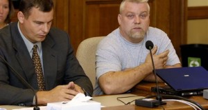Steven Avery, right, in the Netflix original documentary series "Making A Murderer." An online petition has collected hundreds of thousands of digital signatures seeking a pardon for a pair of convicted killers-turned-social media sensations based on the Netflix documentary series that cast doubt on the legal process. (Netflix via AP)