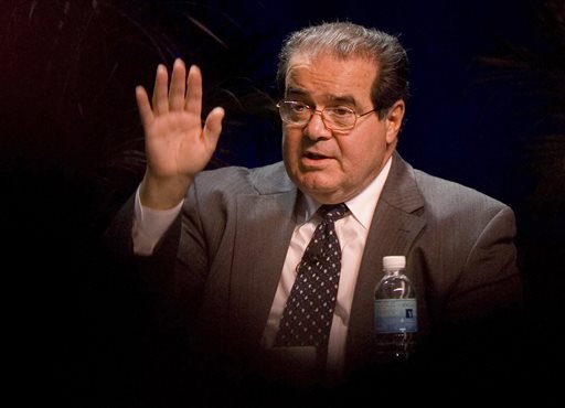 Supreme Court Associate Justice Antonin Scalia speaks at the ACLU Membership Conference in Washington. On Saturday, Feb. 13, 2016, the U.S. Marshals Service confirmed that Scalia has died at the age of 79. (AP Photo/Chris Greenberg, File)