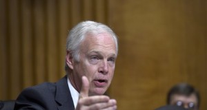 Senate Foreign Relations Committee memver Sen. Ron Johnson, R-Wis. questions of Secretary of State John Kerry on Capitol Hill in Washington, Tuesday, Feb. 23, 2016, during the committee's hearing on the State Department's fiscal 2017 budget request. (AP Photo/Susan Walsh)