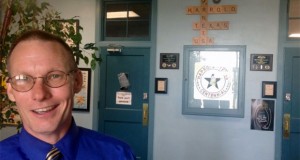 Harrold ISD Superintendent David Thweatt pauses for a photo on Thursday, May 26, 2016 in Harrold, Texas. The unlikely battleground over whether U.S. schools must provide bathroom rights to transgender students is here in Harrold: a farming town with only 100 students, a high school graduating class of four this May and not one transgender person on campus. (AP Photo/Paul J. Weber)