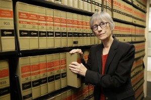Elizabeth Cabraser, the lead attorney for consumers who sued Volkswagen, poses in her office on June 28 in San Francisco. Volkswagen will spend up to $15.3 billion to settle consumer lawsuits and government allegations that it cheated on emissions tests. (AP Photo/Eric Risberg)