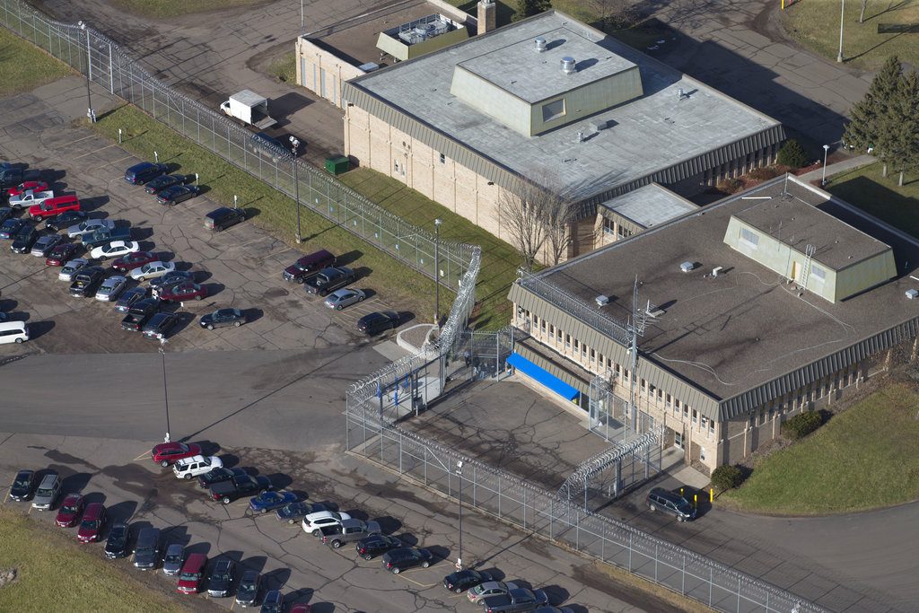 This Dec. 10, 2015 aerial photo, shows Lincoln Hills School in Irma, Wis. A federal judge branded Wisconsin's juvenile prison for boys as a "troubled institution" on Thursday, June 22, 2017, saying it puts too many inmates in isolation and over-relies on pepper spray and shackles when other less intrusive alternatives to control behavior could be used. (Mark Hoffman/Milwaukee Journal-Sentinel via AP)