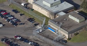 This Dec. 10, 2015 aerial photo, shows Lincoln Hills School in Irma, Wis.  A federal judge branded Wisconsin's juvenile prison for boys as a "troubled institution" on Thursday, June 22, 2017, saying it puts too many inmates in isolation and over-relies on pepper spray and shackles when other less intrusive alternatives to control behavior could be used.  (Mark Hoffman/Milwaukee Journal-Sentinel via AP)