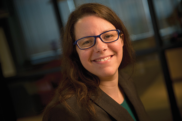 Stacie Rosenzweig, of Halling & Cayo in Milwaukee, advises lawyers who are planning to take advantage of new rules allowing them to accept electronic payments to still seek out help from professional accountants and record keepers. (Staff photo by Kevin Harnack)