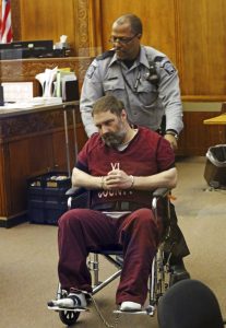 FILE - In this April 6, 2016 file photo, Dan Popp appears in a Milwaukee County Court in Milwaukee. Popp has decided against contesting the accusations that he shot and killed Phia Vue, his wife, Mai Vue and Jesus Manso-Perez at an apartment complex in March 2016. Popp on Wednesday, Sept. 27, 2017, changed his plea from not guilty to no contest, sending his trial directly to the second insanity phase. (Mike De Sisti /Milwaukee Journal-Sentinel via AP, File)