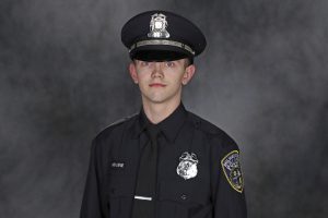 A Milwaukee Police Department photo showing the police officer Charles Irvine, who died on Thursday in a crash on the city's northwest side. (Milwaukee Police Department/Milwaukee Journal-Sentinel via AP)