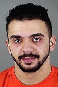 A photo from the Waukesha County Sheriff's Department shows Samy Mohamed Hamzeh. Hamzeh, who is accused of plotting a mass shooting in defense of Islam, will try to convince jurors at his trial starting Wednesday that FBI informants egged him on for months to purchase weapons for the projected attack. (Waukesha County (Wis.) Sheriff's Department via AP, File)