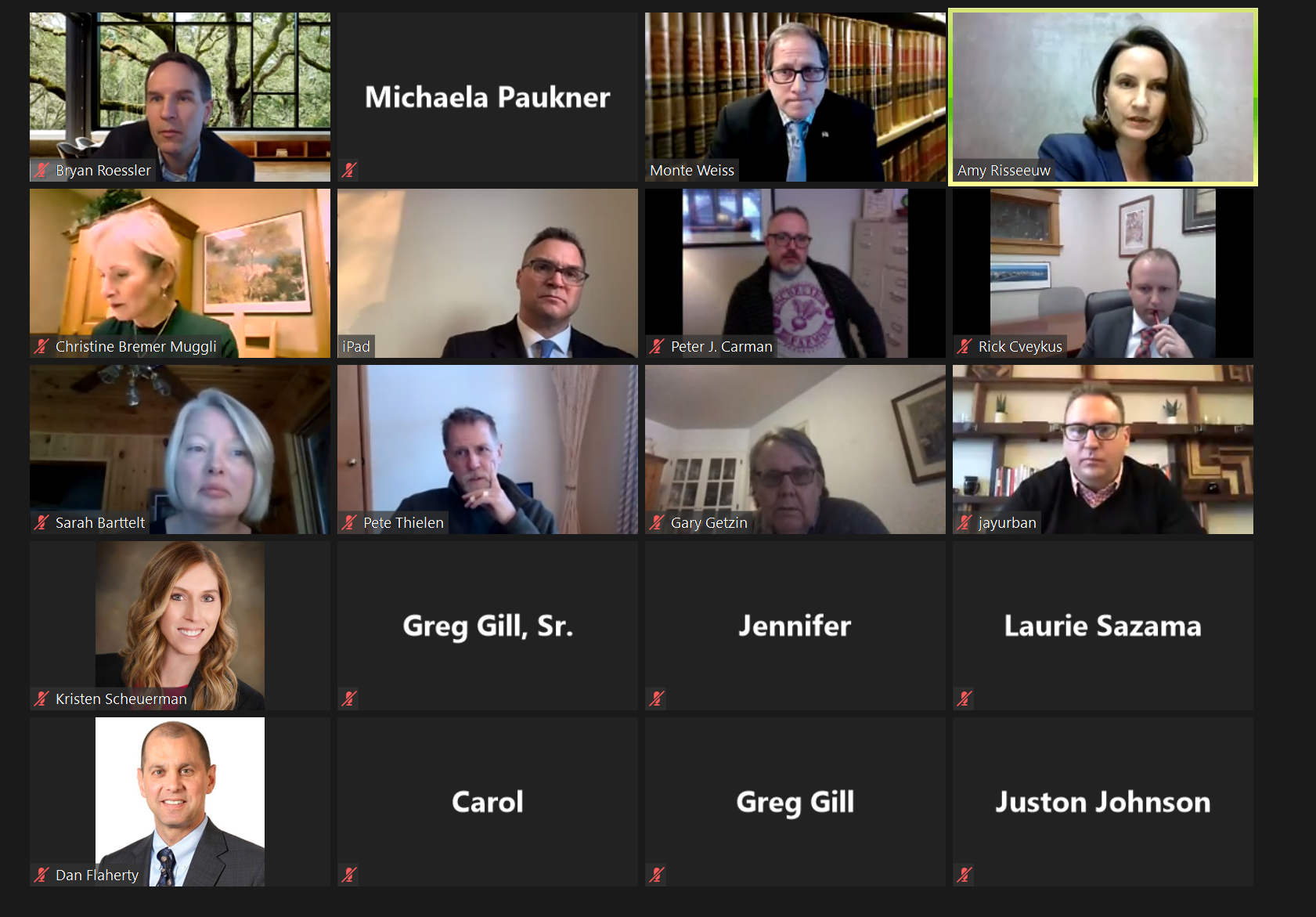 The Wisconsin Association for Justice hosts a virtual forum via Zoom for District III candidates Judge Greg Gill Jr. and Rick Cveykus on Thursday night.