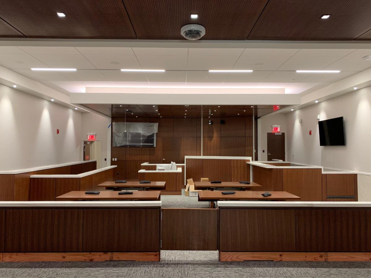 An expansion to the Waukesha County courthouse will add eight new courtrooms like this one. Photo courtesy Waukesha County Insider Newsletter