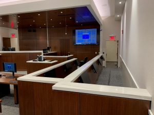 The new courtrooms will have three-way separation to allow sheriff's deputies to escort inmates directly into the courtroom, rather than having to use public spaces. Photo courtesy Waukesha County Insider Newsletter