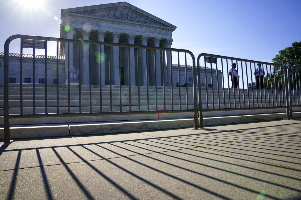 The U.S. Supreme Court is seen on Capitol Hill in Washington, Tuesday, June 29, 2021. (AP Photo/J. Scott Applewhite)