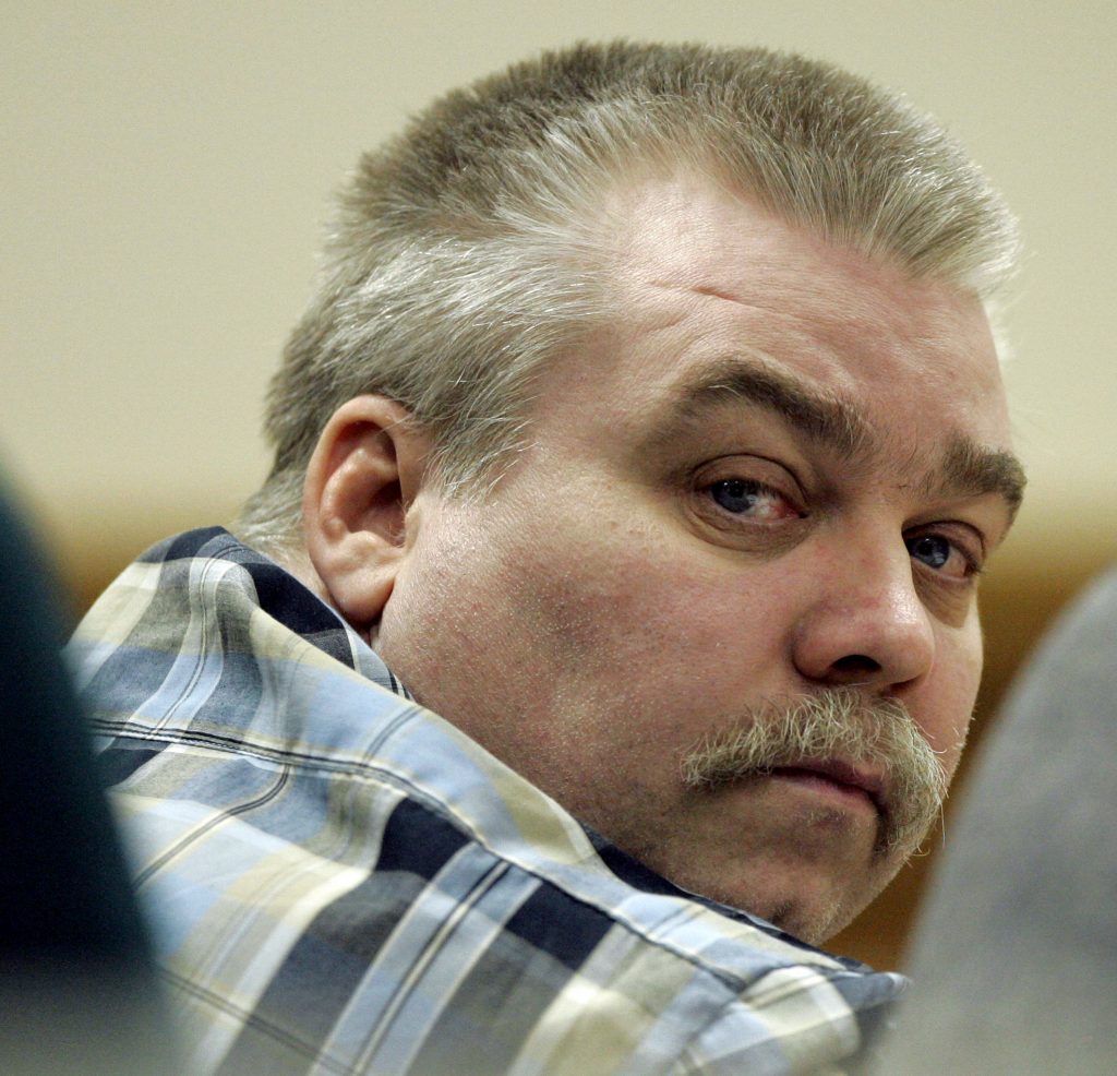 FILE - In this March 13, 2007, file photo, Steven Avery listens to testimony in the courtroom at the Calumet County Courthouse in Chilton, Wis. The Wisconsin Court of Appeal on Wednesday, July 28, 2021, rejected a request by "Making a Murderer" subject Steven Avery for a new trial. (AP Photo/Morry Gash, Pool, File)
